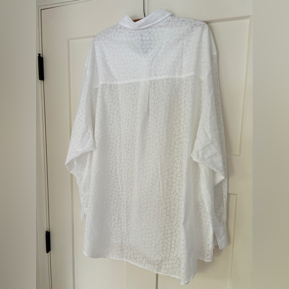 Gap oversized white button up shirt - Picture 5 of 6